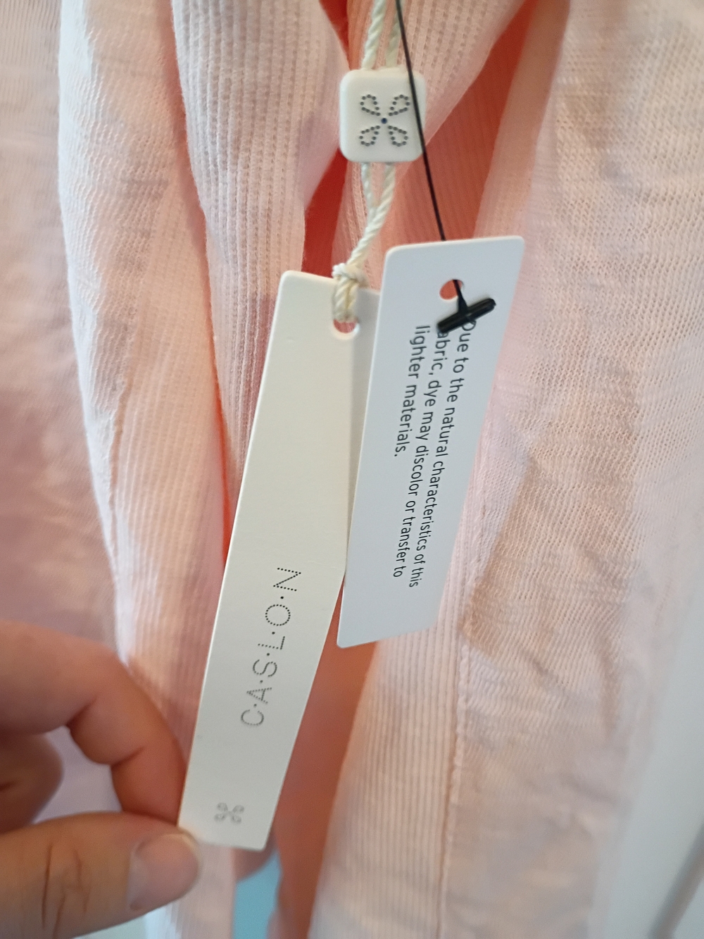Caslon Pale Pink Long-Sleeve Button Down Pocket Shirt - Picture 3 of 7